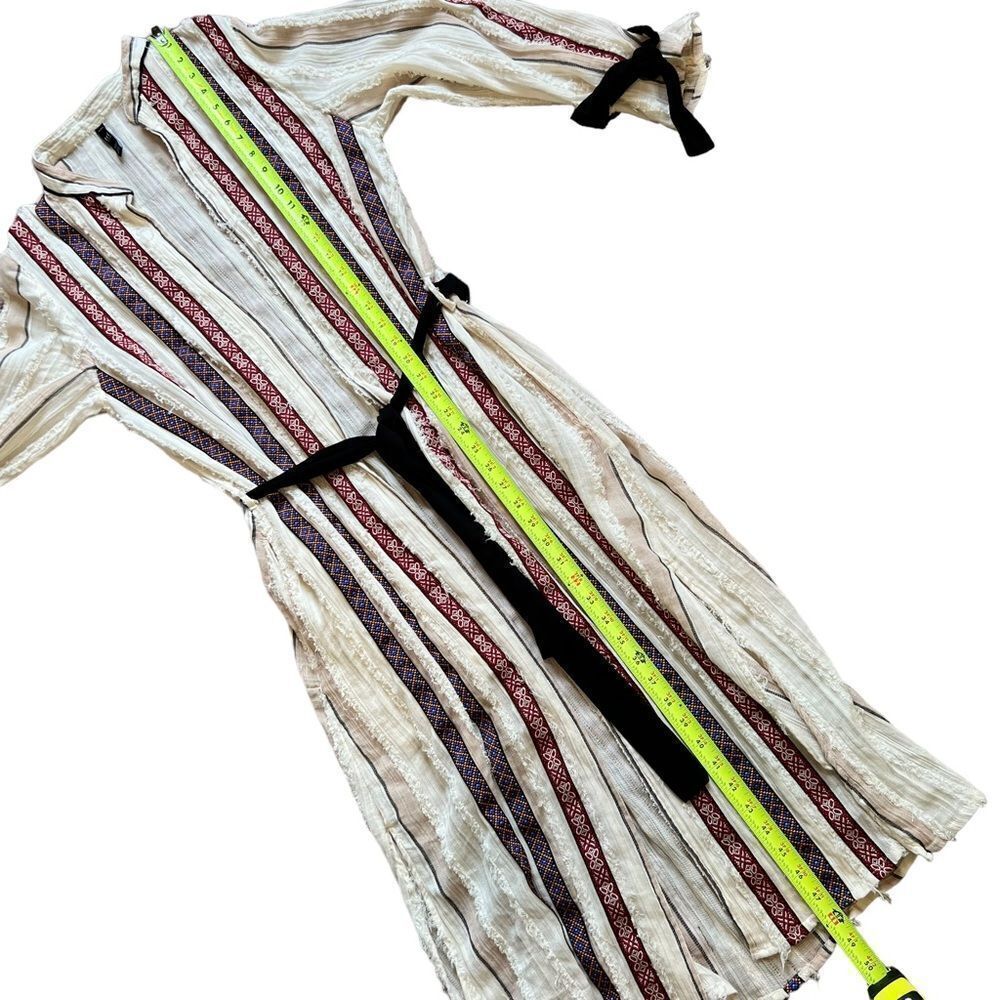 ZARA LONGLINE BOHO DUSTER - Picture 13 of 16